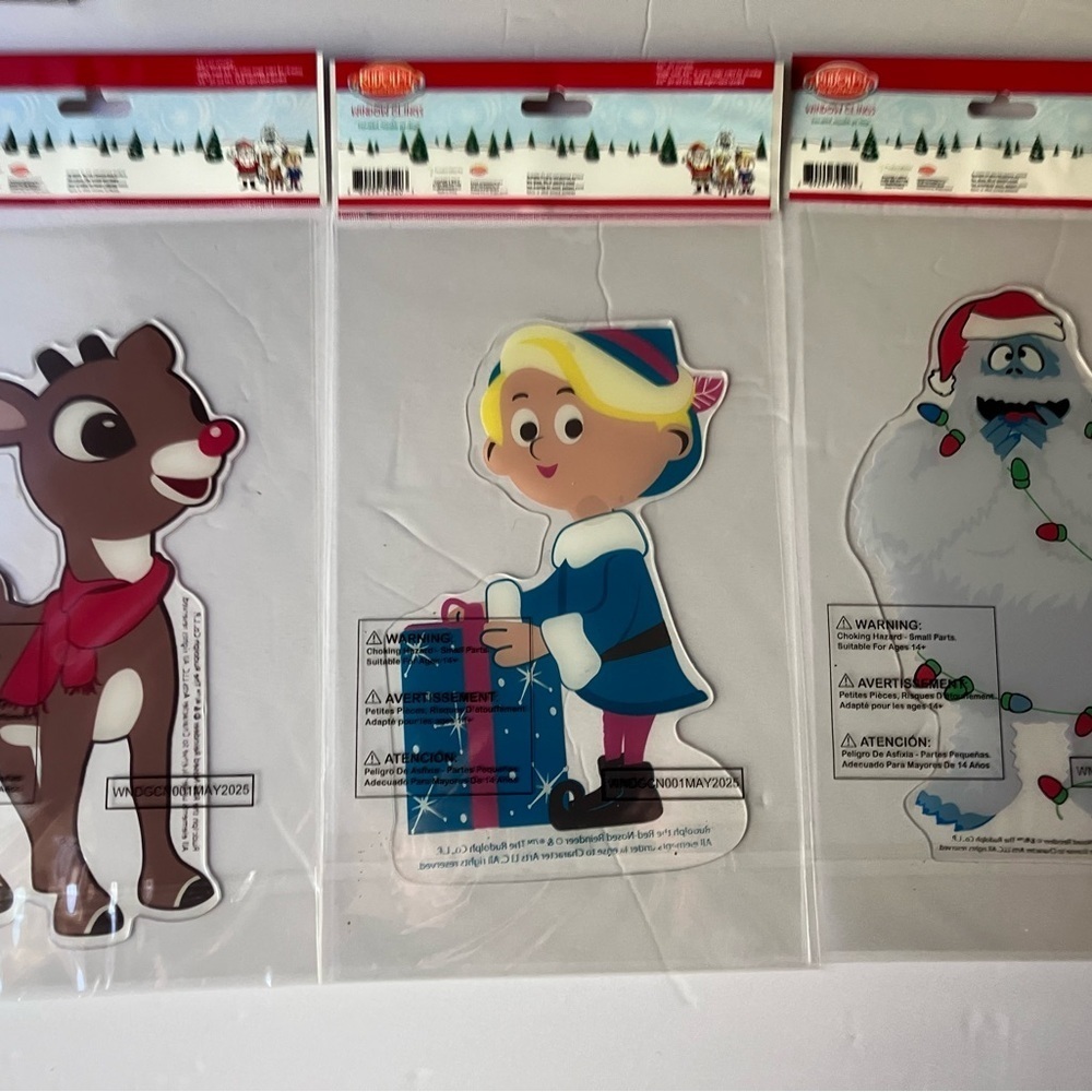 Rudolph Window Clings